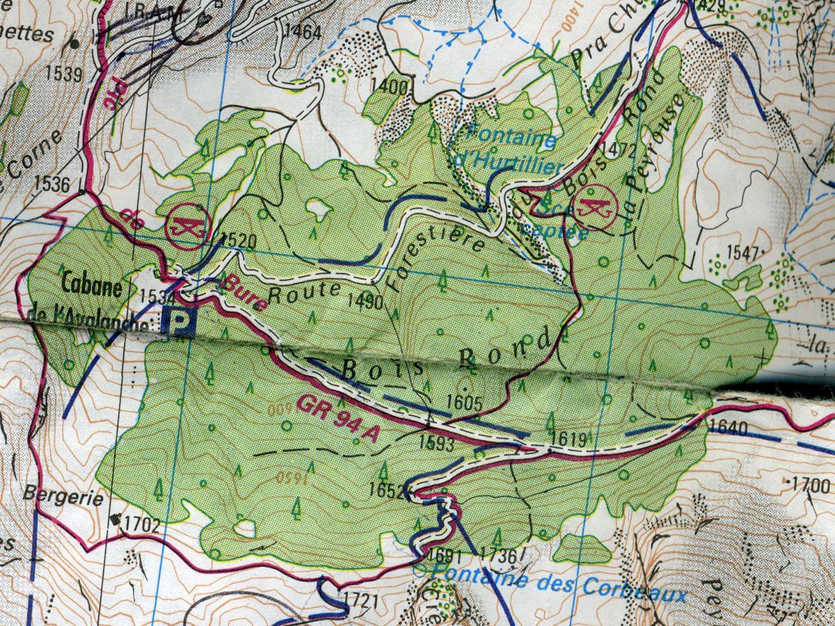 Carte du Bois Rond